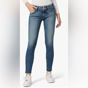 HUDSON Women's Collin Mid Rise Skinny Ankle Jean with Back Flap Pockets - 26